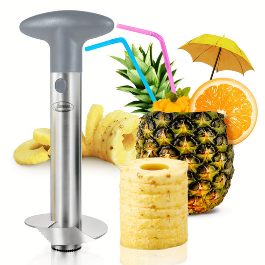 1pc Stainless Steel Fruit And Vegetable Corer Kitchen Tool