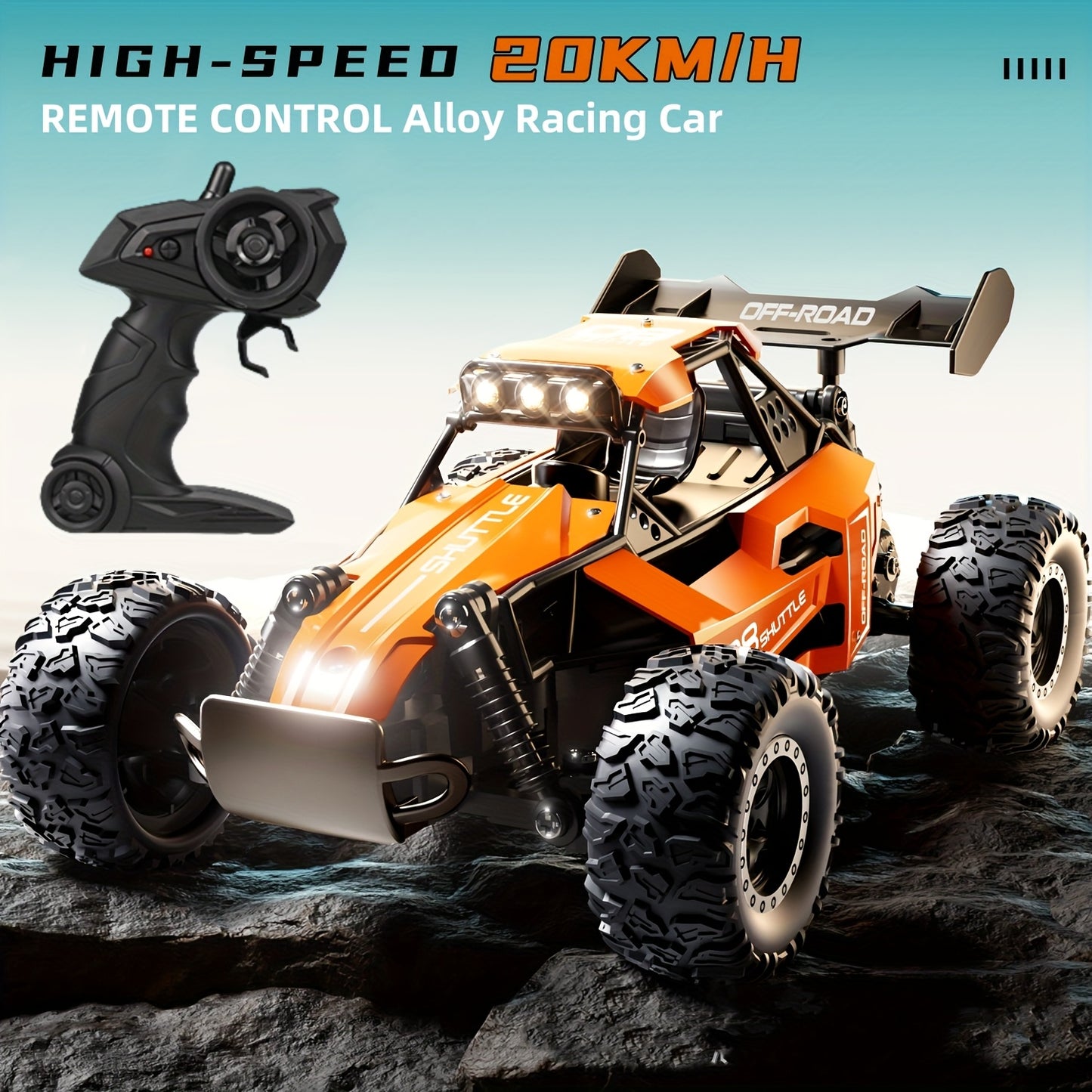 Remote Control Off-Road Toy Car 1:16 Scale All-Terrain Fun