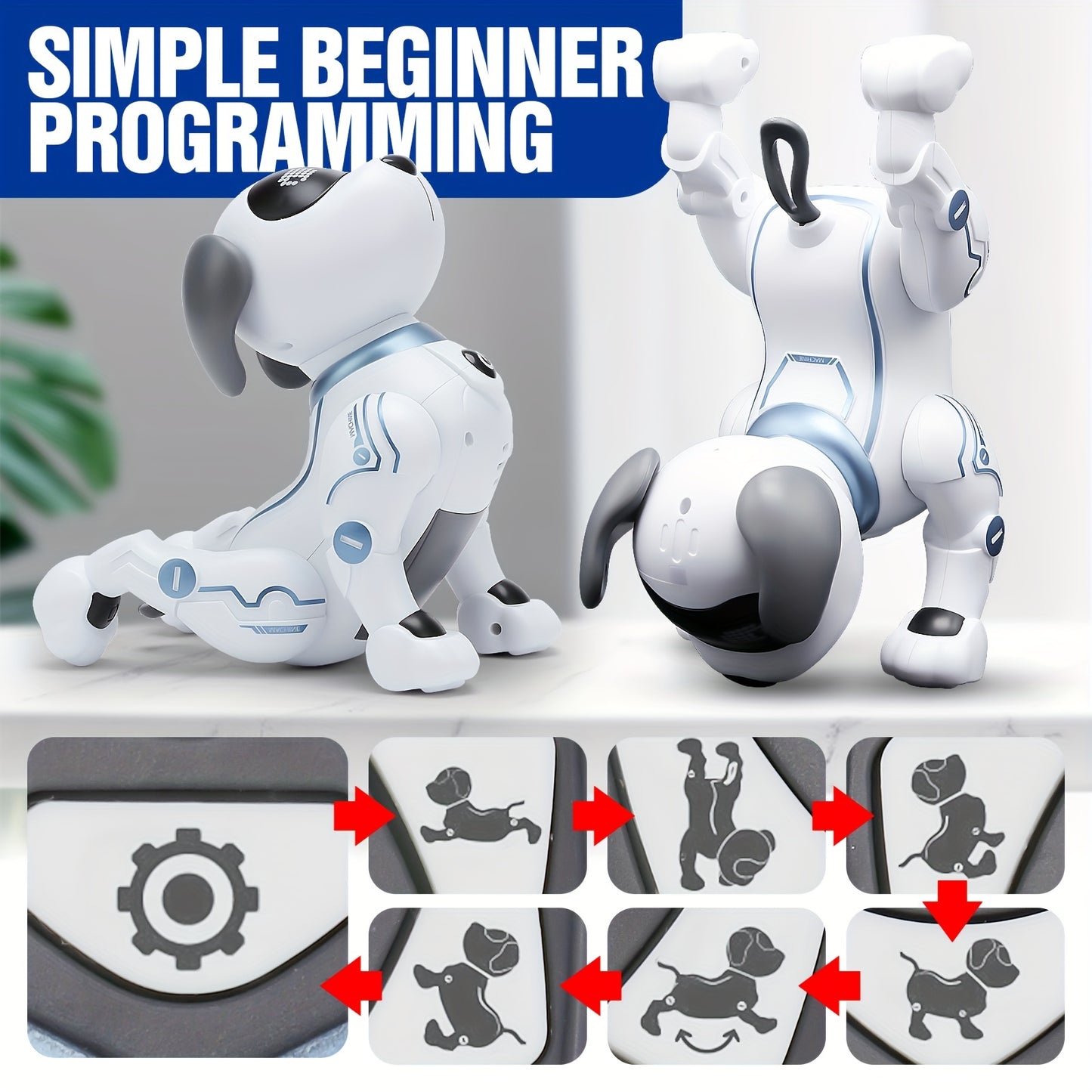 Robot Dog Toy for Kids, Smart Dancing RC Puppy Gift