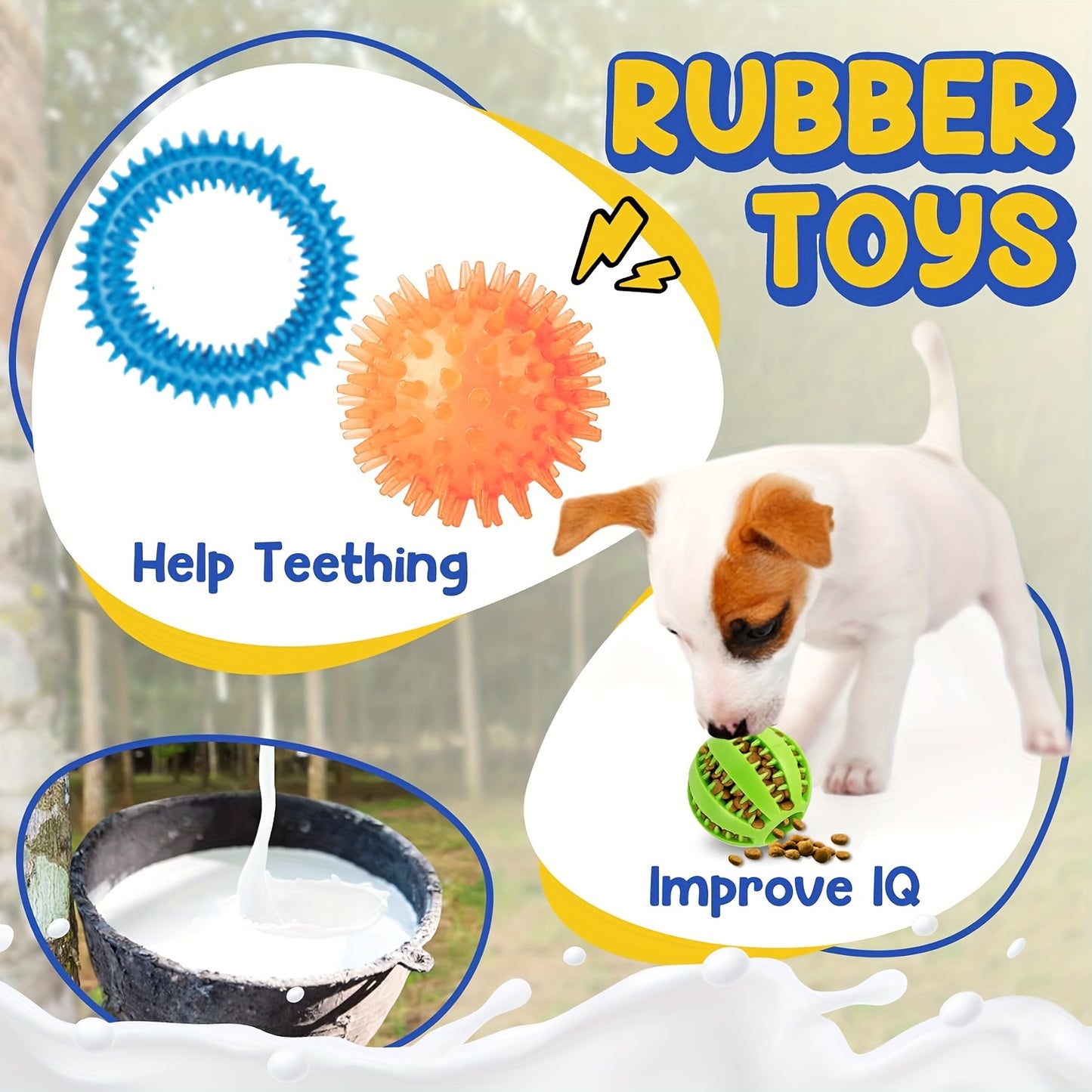 25pcs Set Of Dog Bite Toys Dog Chew Toys For Cleaning And Teeth Cleaning Dog Vocalization Toys Dog Teething Toys Dog Leash Toy Set Suitable For Puppies