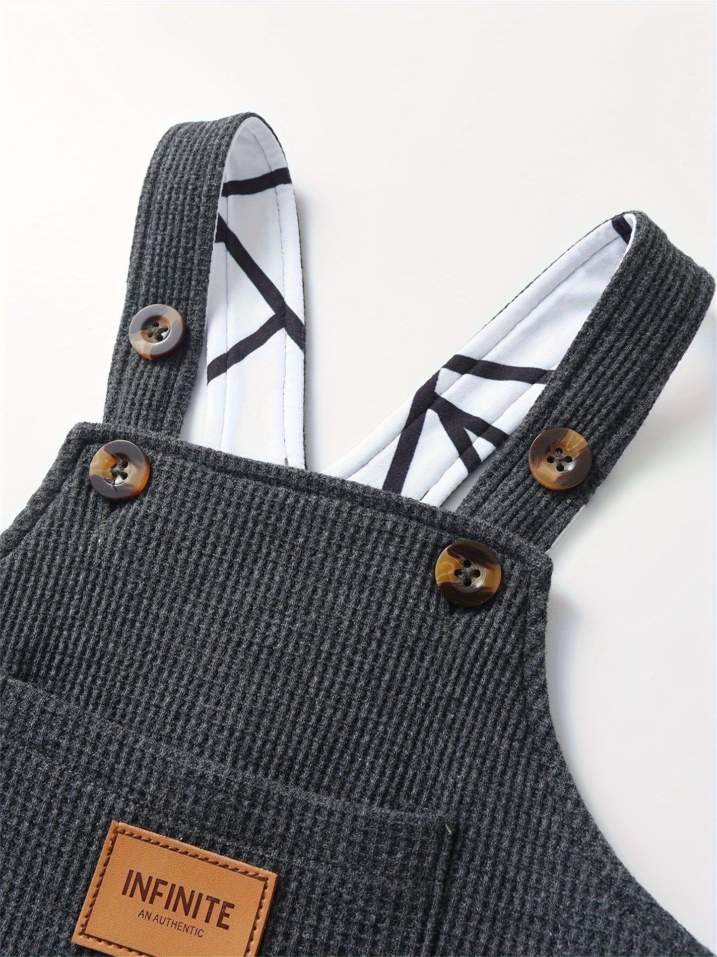 KuKitty 2Pcs Infant Baby Boy Overalls Clothes Jumpsuit