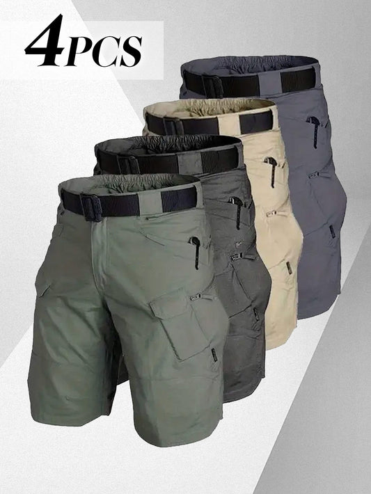 4 Pairs of Casual Shorts Quick to Dry and Breathable Sovtemp