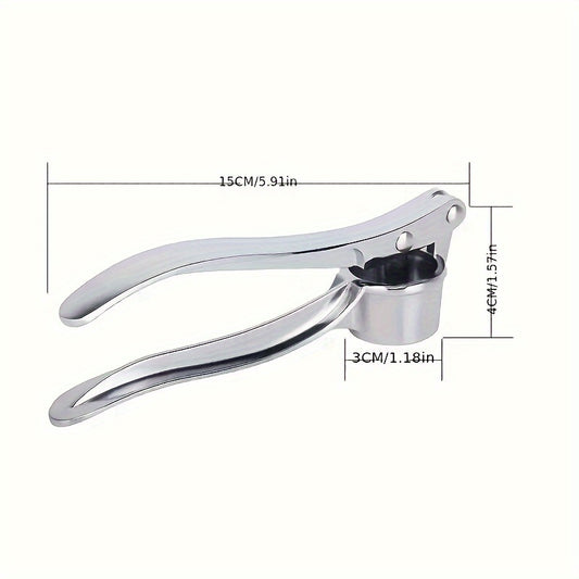 Stainless Steel Multi-functional Garlic Press and Grinder