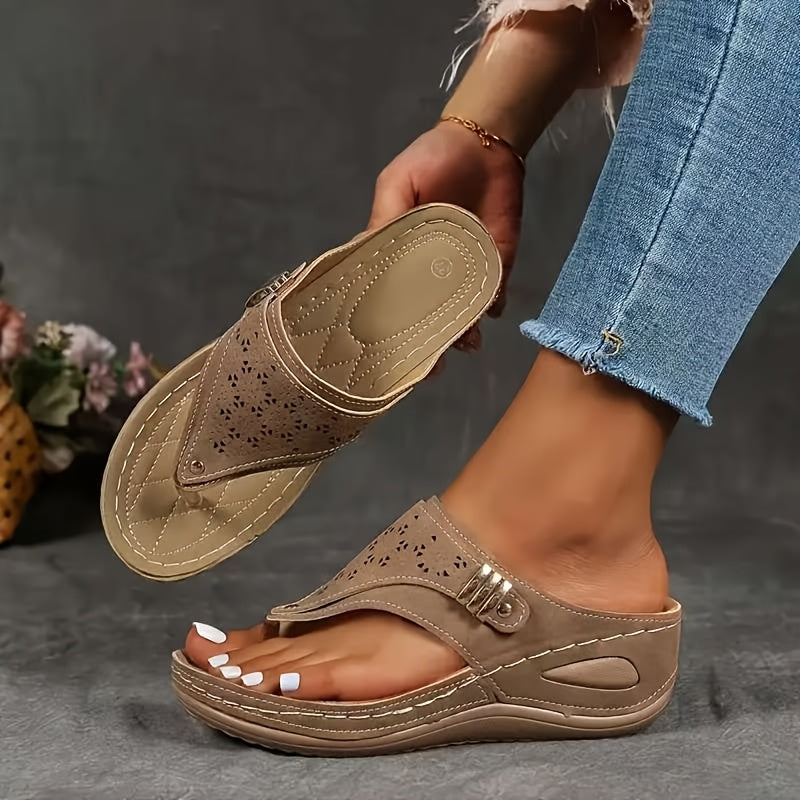 Super Hit Sandals for Women, Wedge Toe-Thong Design