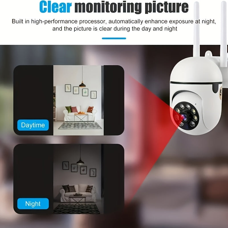 6pcs With 1080P Full HD Resolution Wireless Round Camera