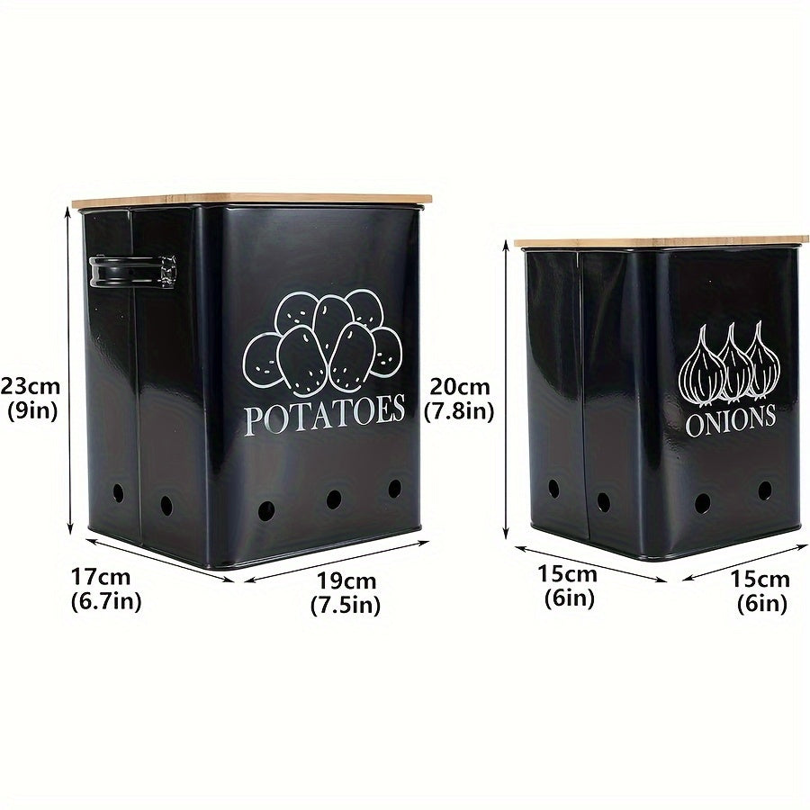 Large Kitchen Storage Canister - Aerated Tin with Lid
