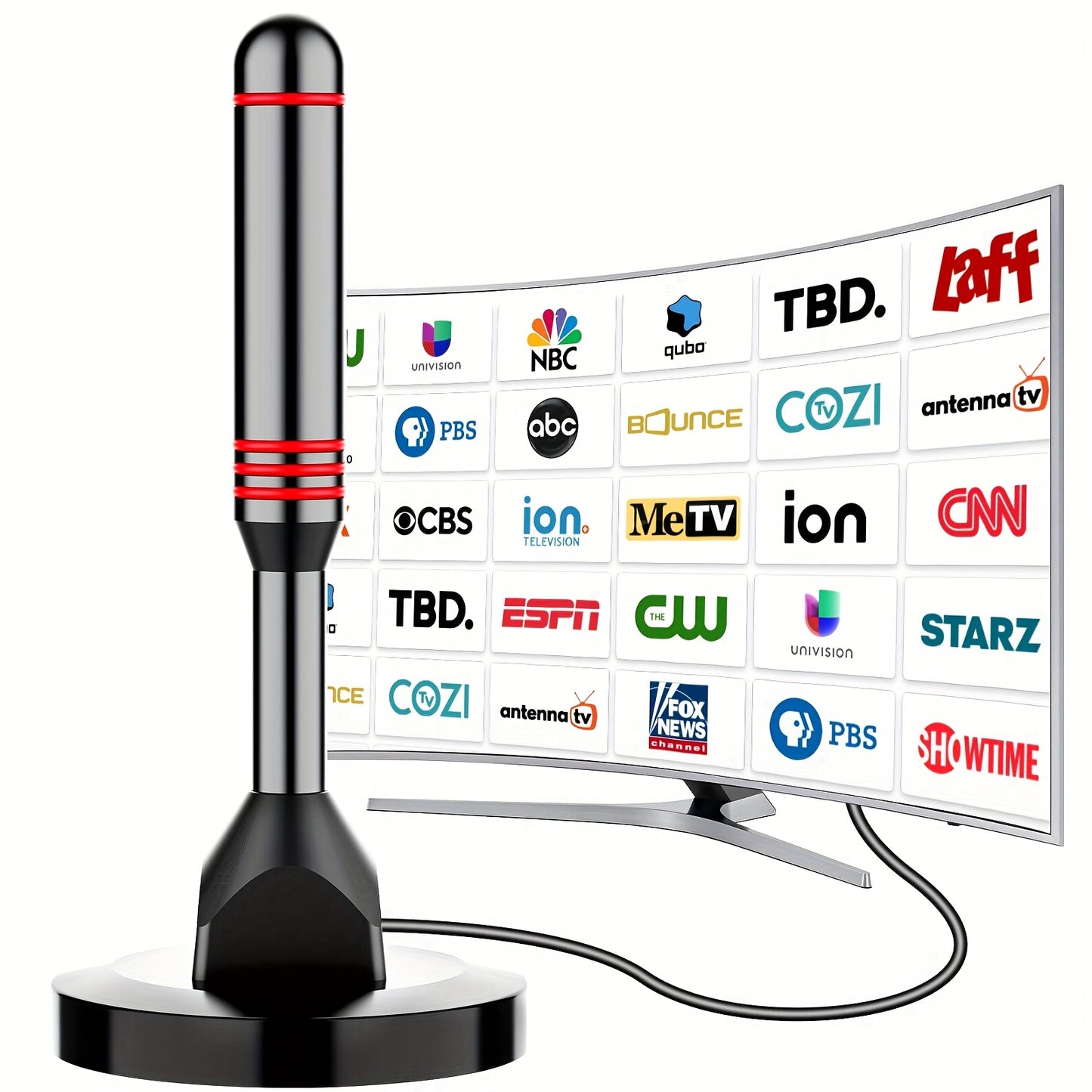 Digital TV Antenna For Smart TV Indoor 2025 With Magnetic Base