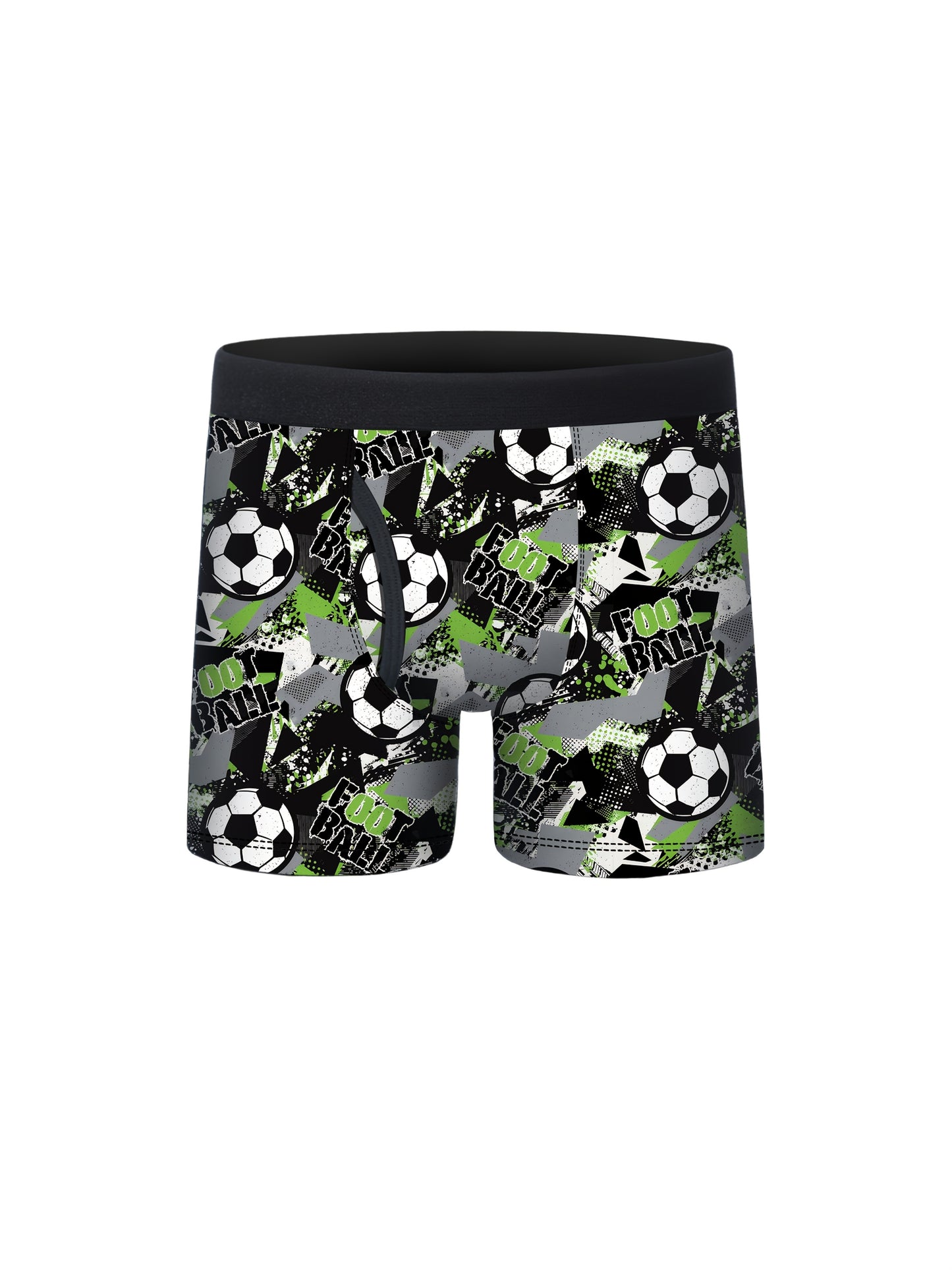 5pcs Boys' Sports Boxer Briefs Quick-Dry Breathable Fabric