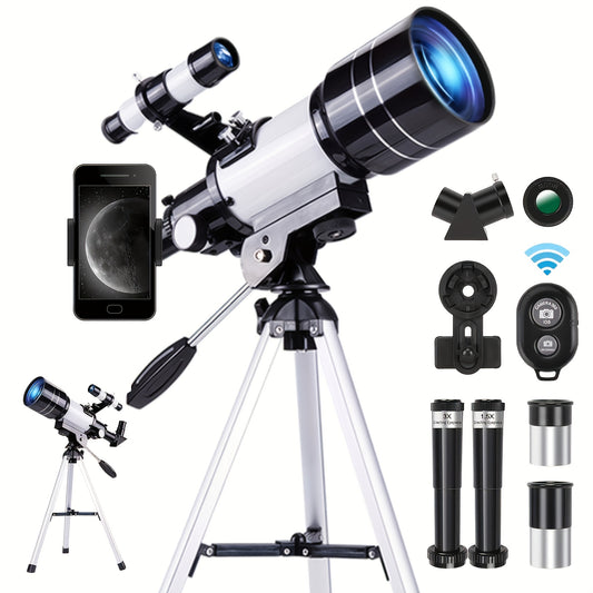 150x High Magnification Astronomical Telescope 70mm Aperture