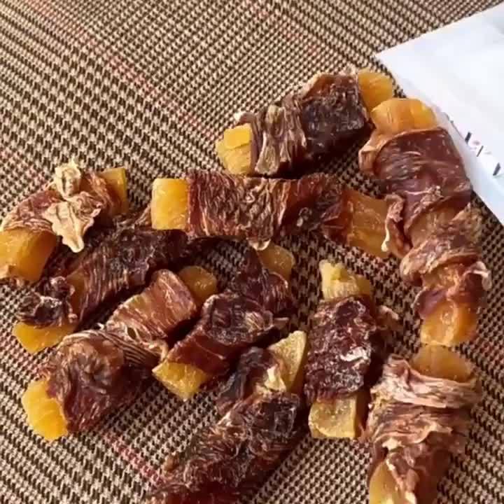 Sweet Potato and Chicken Wrapped Fries Dog Treats Balanced Nutrition for All Breeds and Sizes Dental Health Skinless Ingredient Dog Food