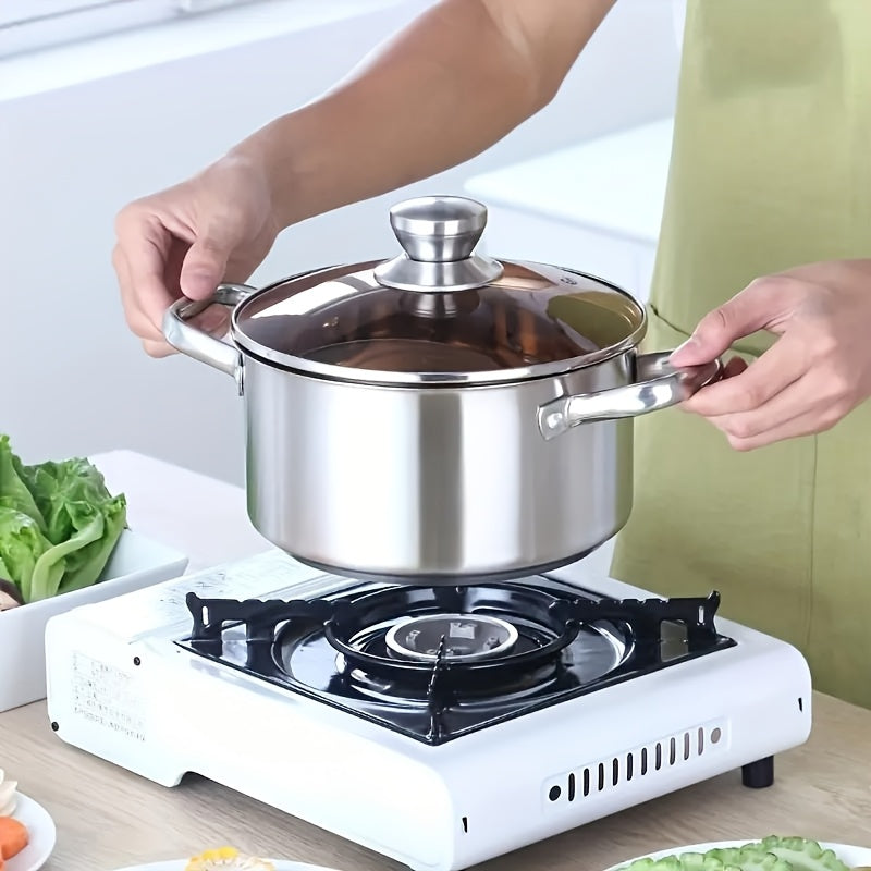 12pcs Stainless Steel Kitchen Cookware Set With Lids