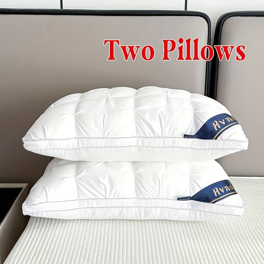 4pcs Queen-Sized Luxury Hotel Quality Bed Pillows For Sleeping