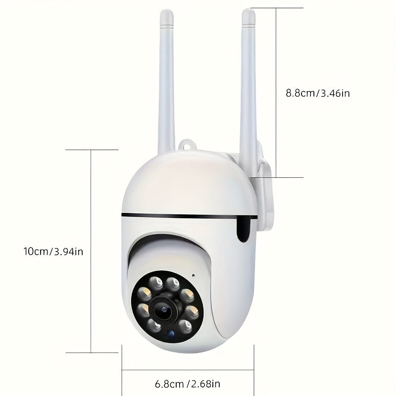 8pcs Smart Security Cameras for Home Surveillance System