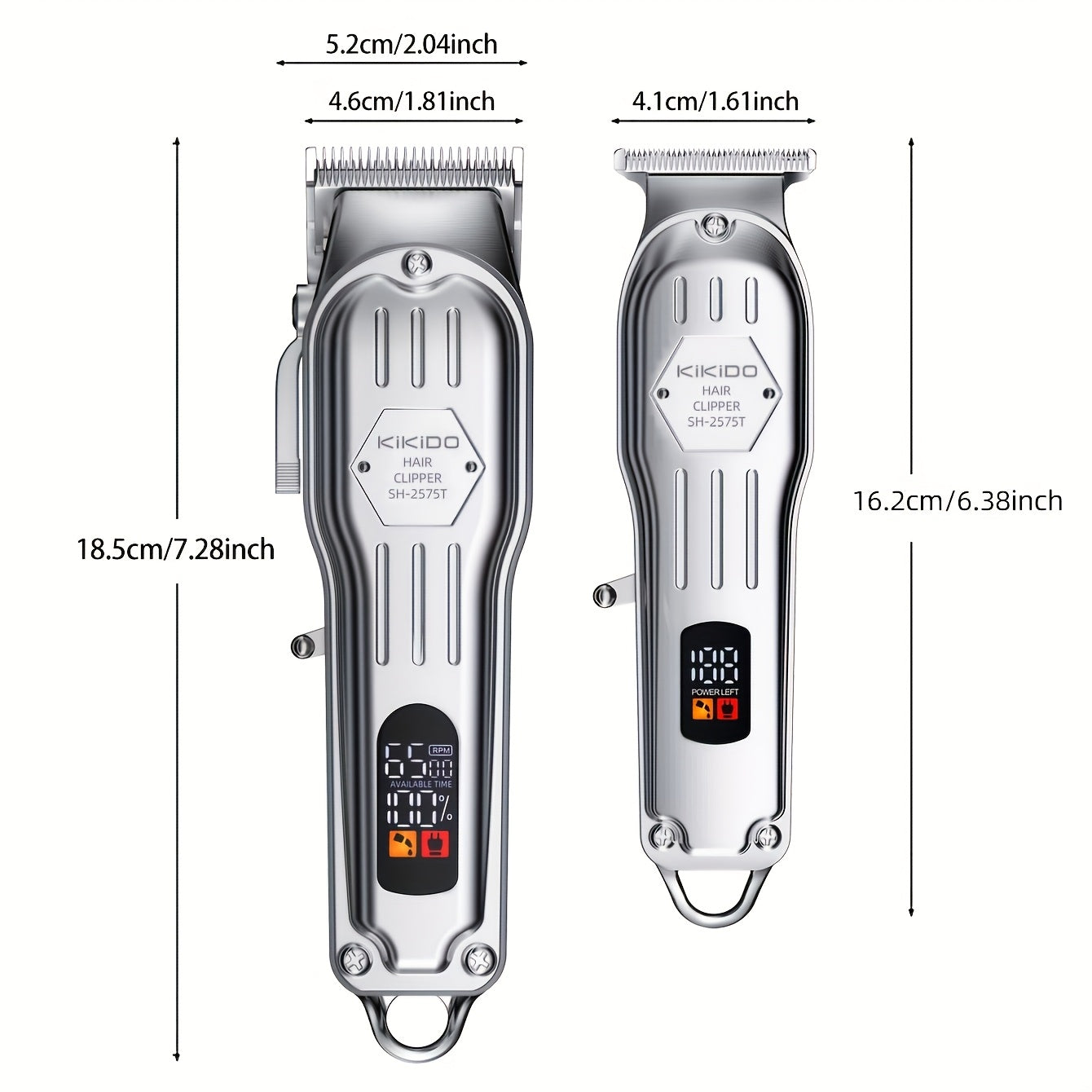 KIKIDO 2-in-1 Men's Hair Clipper Set KK-2575T Rechargeable
