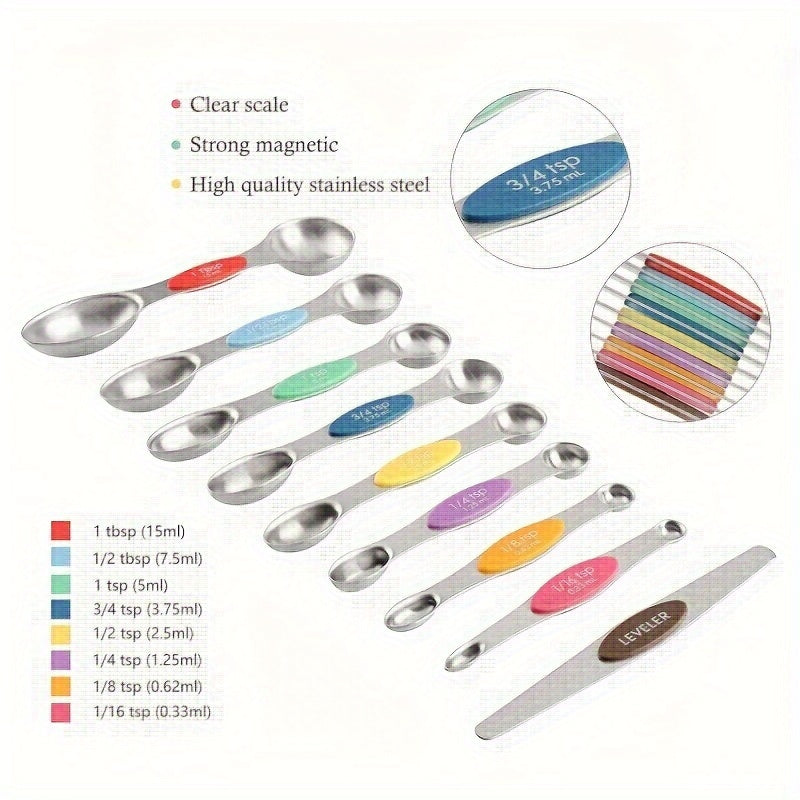 Colorful Measuring Cups Set 8/17pcs Stainless Steel Baking Tools