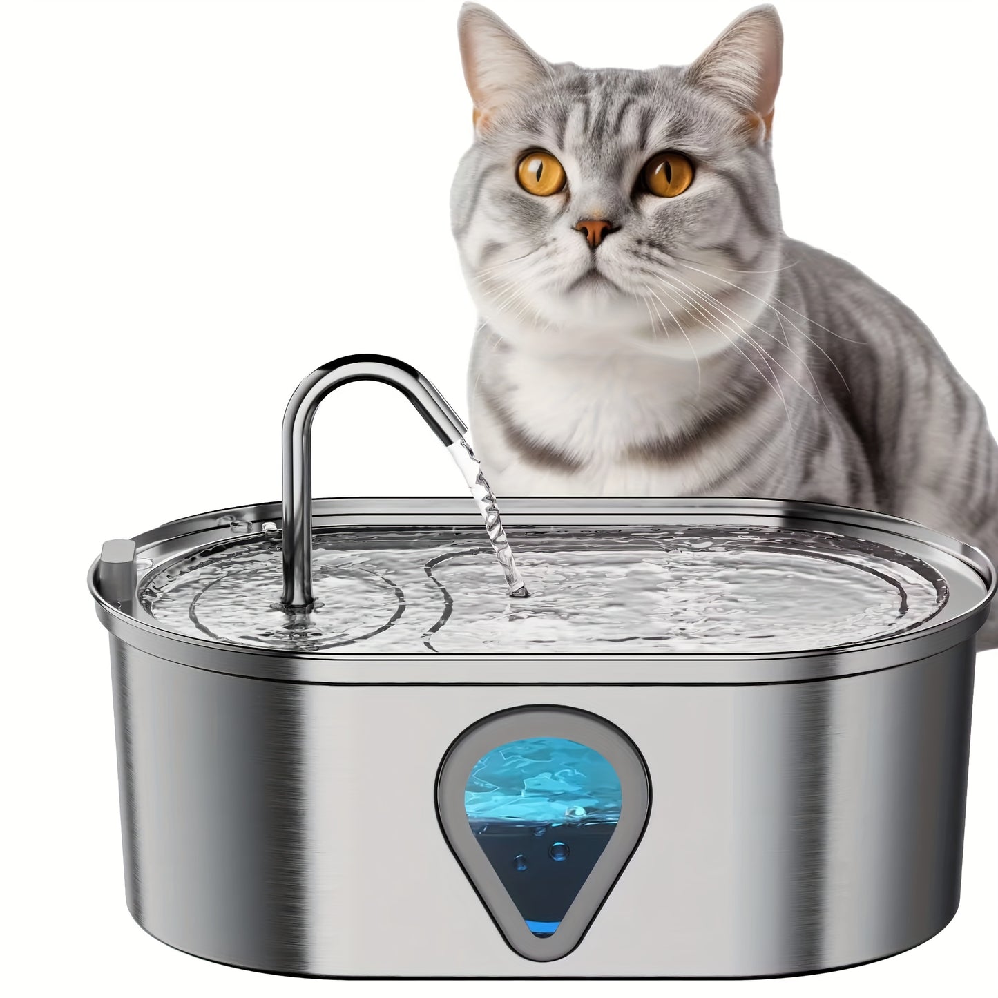 NPET 3.5L Large Pet Water Fountain USB 2-in-1 Dispenser