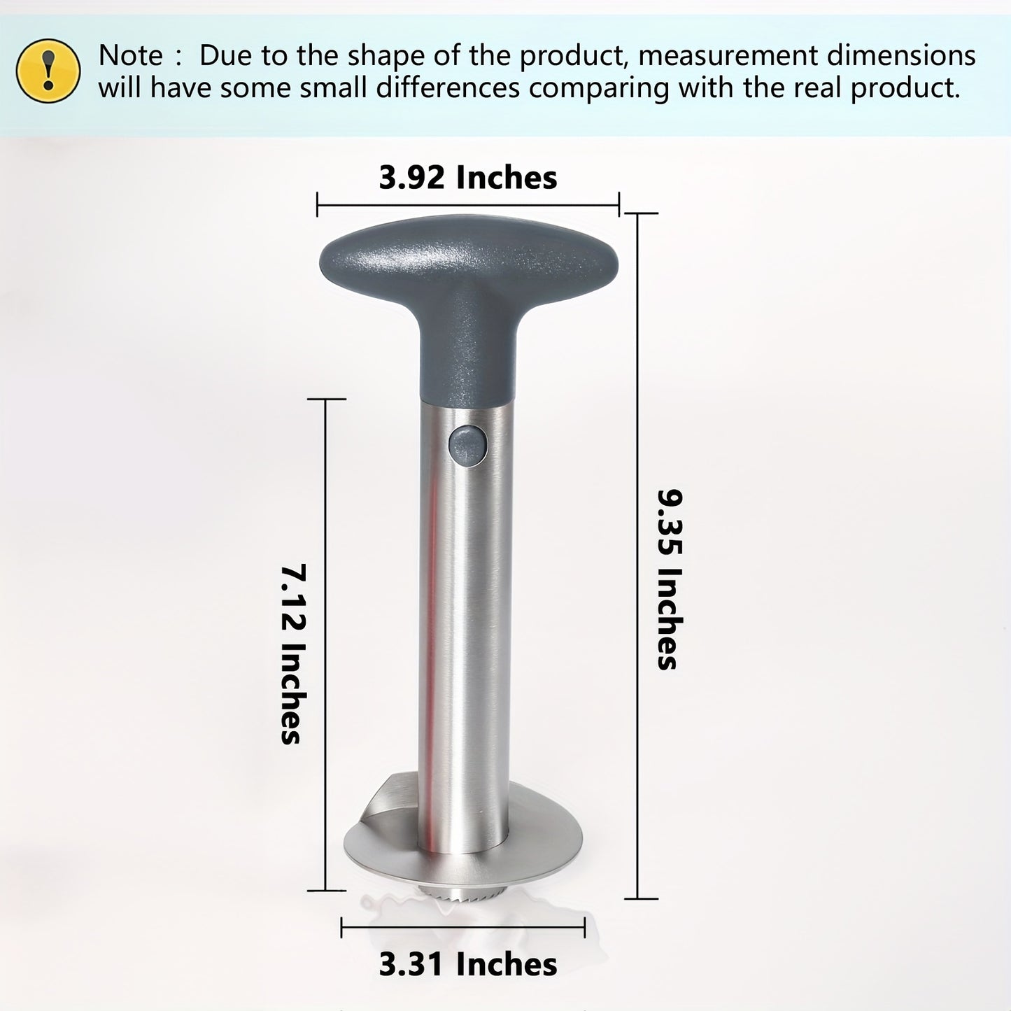 1pc Stainless Steel Fruit And Vegetable Corer Kitchen Tool