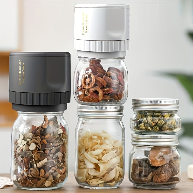 Intelligent Mason Jar Vacuum Sealer with Automatic Shut-Off