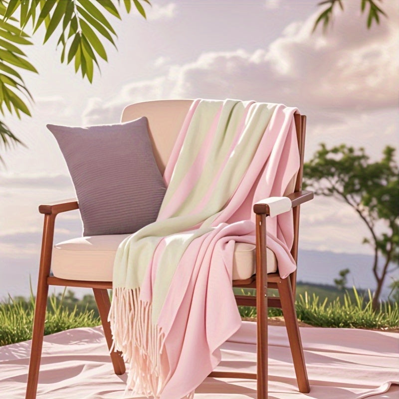 Thick Reversible Sherpa Blanket, Warm Soft Fleece Throw