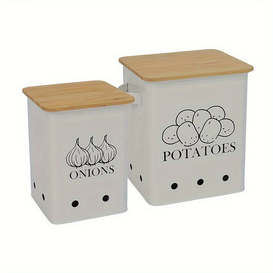 Large Kitchen Storage Canister - Aerated Tin with Lid
