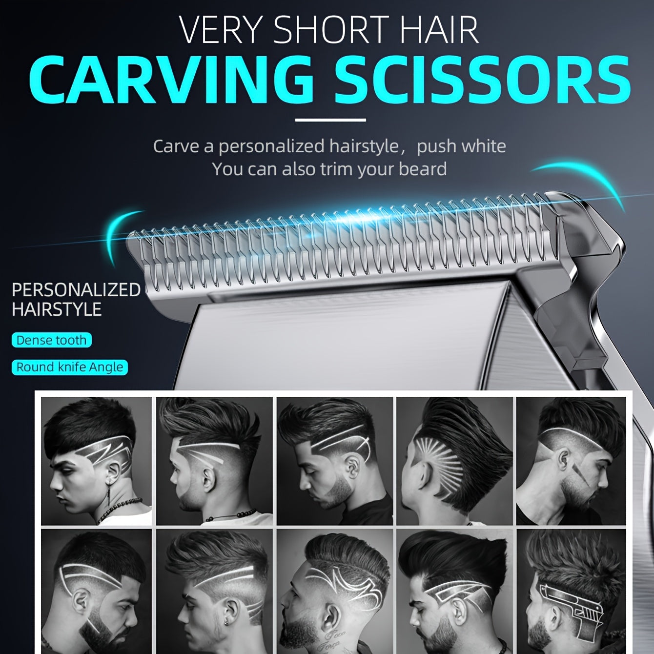 KIKIDO 2-in-1 Men's Hair Clipper Set KK-2575T Rechargeable